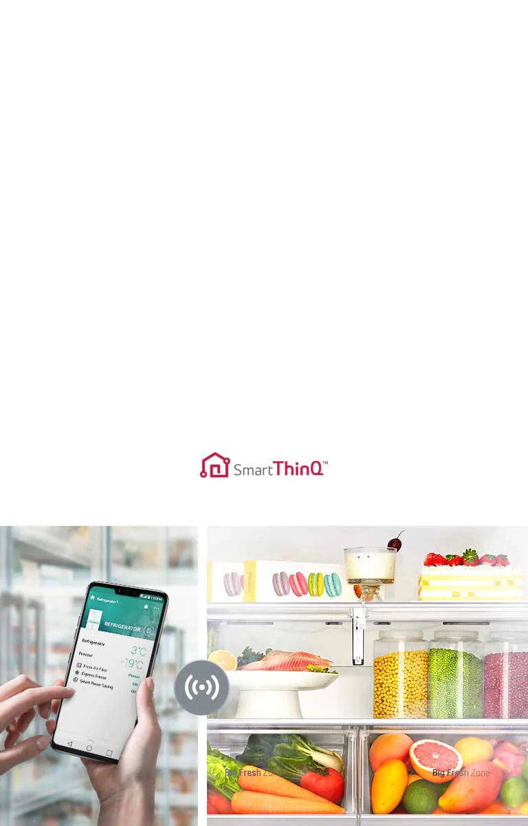 Smartphone connécté au climatiseur à distance